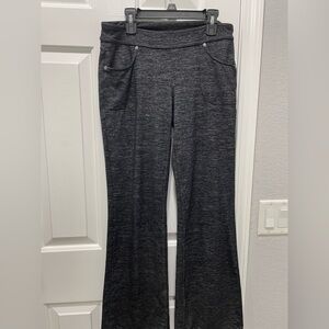 Athleta Charcoal Flare Pants